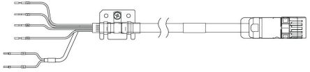 Omron Cable R88A Series Cable for Use with 400 V Servomotors R88M