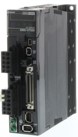 Omron 0.2 kW Servo Drive, 200V, 240 V, 1 Phase, 2.4A, Motion Function