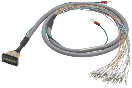Omron XW2Z-R Series Connecting Cable for Use with MIL 20 Connector-type I/O Units for Programmable Controllers