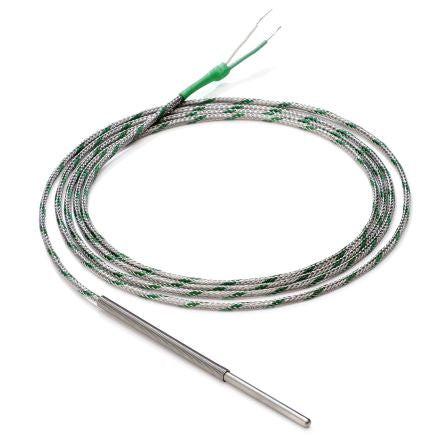 Omron PT100 RTD Sensor 6 mm Dia, 100 mm Long, 3 Wire, 400 °C Max