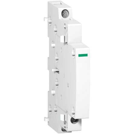 Schneider Electric Auxiliary Contact Block, 1 Contact, 1 CO, GAC0, DIN Rail, 5 A, 250V, GAC0511