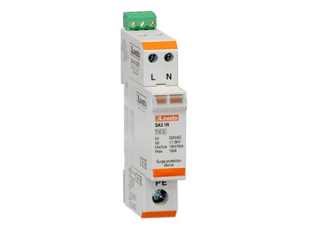 Lovato 1 Phase Surge Protector, 5 kA, 1.5 kV, DIN Rail