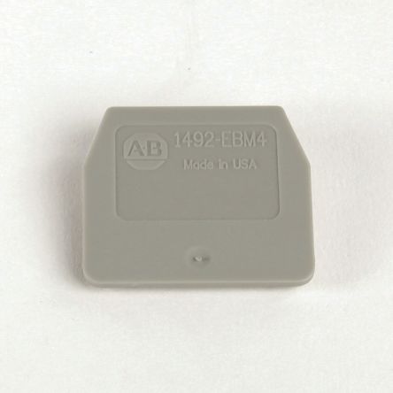 Allen Bradley, 1492 Polyamide End Barrier for use with 1492-WM4