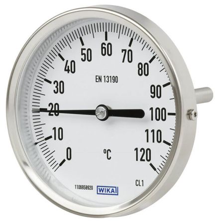 WIKA Dial Thermometer 100 °C, 3513254