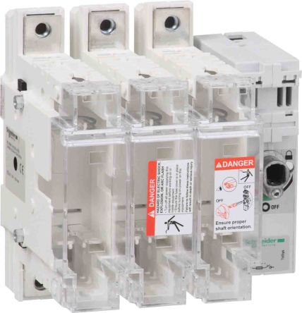 Schneider Electric Fuse Switch Disconnector, 3-Pole, 400 A, 315A