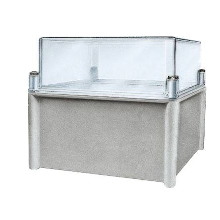 Schneider Electric PanelSeT Series Polycarbonate Floor Standing Enclosure, Transparent Door, IP66 230 mm, 270 mm 270 mm