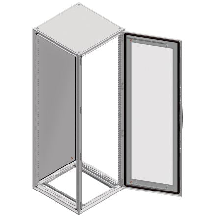 Schneider Electric NSY Series Grey Galvanised Steel Enclosure, IP55, IK08 Flanged 2000 mm, 500 mm, 600 mm