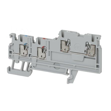Allen Bradley 1492-PS2-3 1492-P Series DIN Rail Terminal Block Grey, 1.5mm², Push-in