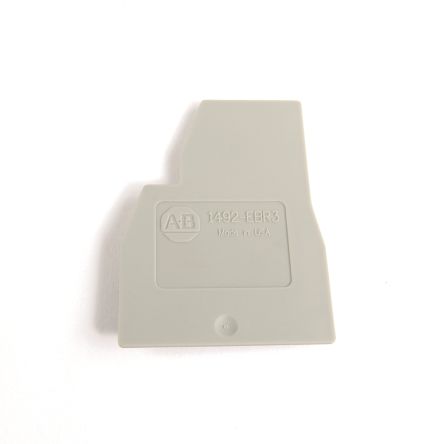 Allen Bradley, 1492-EBR3 End Barrier for use with 1492-WMR3