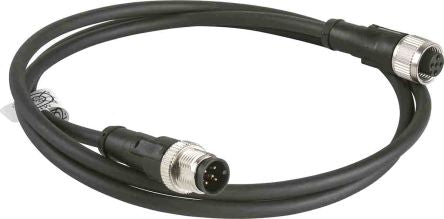 Telemecanique Sensors Male 5 way Straight to Female 5 way Straight Sensor Actuator Cable, 1 m