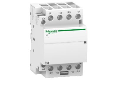Schneider Electric Acti9 iCT Contactor, 24V Coil, 4-Pole, 63 A, 2.1 W 24V, 4 NC