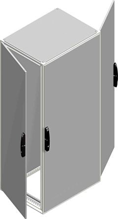Schneider Electric NSYSFD185 Series Lockable Sheet Steel RAL 7035 Single Door, 1500 mm H, 500mm W, 1500 mm L for Use