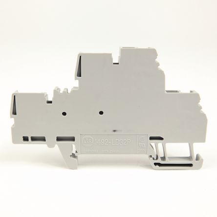 Allen Bradley 1492-LD3 1492 Series DIN Rail Terminal Block Grey, 1.5mm², Spring Clamp, ATEX