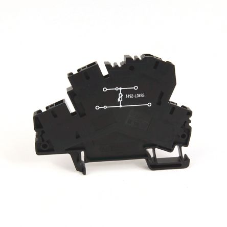 Allen Bradley 1492-LD4C 1492 Series DIN Rail Terminal Block Grey, 4mm², Spring Clamp