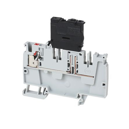 Allen Bradley 1492-P10PD4E-FB120 1492-P Series DIN Rail Terminal Block Grey, 4mm² Fused, Push-in, ATEX