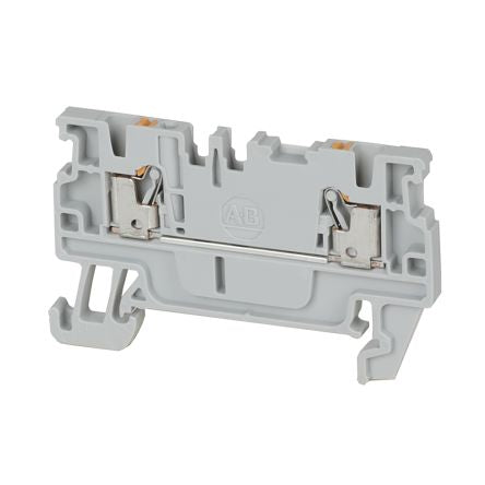 Allen Bradley 1492-P2-BL 1492-P Series DIN Rail Terminal Block Black, 1.5mm², 1-Level, Push-in, ATEX