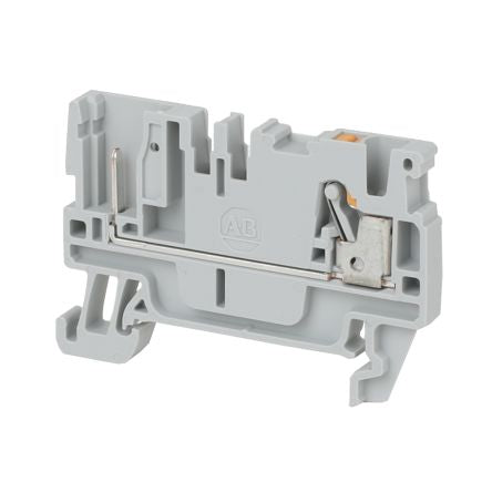 Allen Bradley 1492-P31P 1492-P Series DIN Rail Terminal Block Grey, 2.5mm², 1-Level, Push-in, ATEX