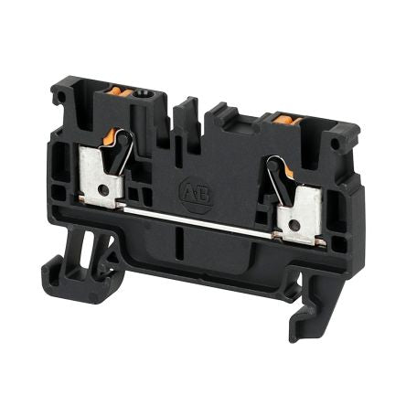 Allen Bradley 1492-P3-BL 1492-P Series DIN Rail Terminal Block Black, 2.5mm², 1-Level, Push-in, ATEX