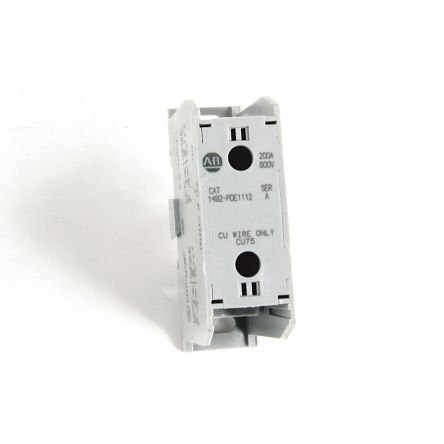 Allen Bradley Distribution Block, 1 Way, 600V, 200A, White