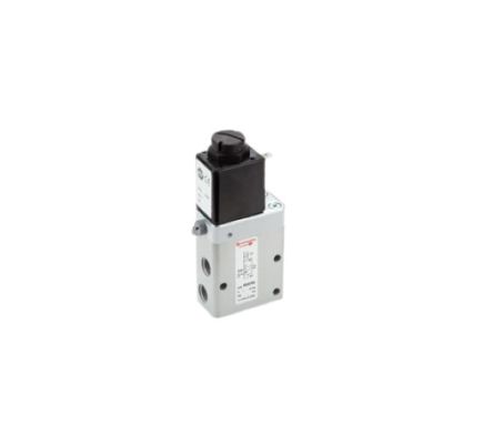 Norgren Pneumatic Solenoid Valve - 3/2, 5/2 Way, 5/3 Way Solenoid/Air G 1/4 in, M20 x 1.5, NPT 80207  Series 230 V ac,