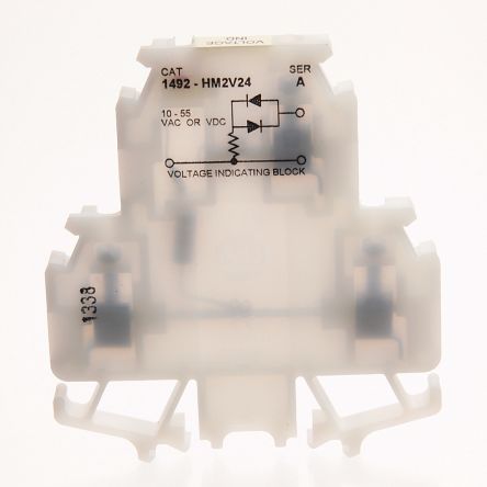 Allen Bradley 1492-HM2V250 1492-H Series DIN Rail Terminal Block White, 0.05mm², 4 mm²