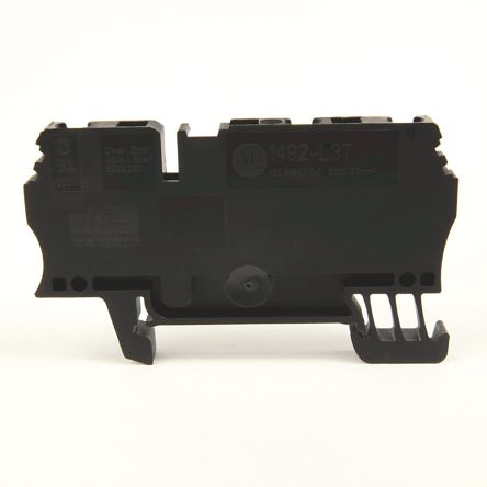 Allen Bradley 1492-L3T-B 1492 Series DIN Rail Terminal Block Blue, 2.5mm², Spring Clamp, IECEx/ATEX