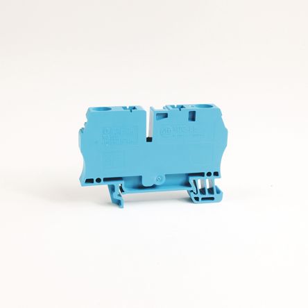 Allen Bradley 1492-L6-OR 1492 Series DIN Rail Terminal Block Orange, 6mm², Spring Clamp, IECEx/ATEX