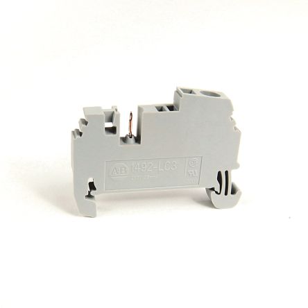 Allen Bradley 1492-LC3 1492 Series DIN Rail Terminal Block Grey, 2.5mm², Spring Clamp, IECEx/ATEX