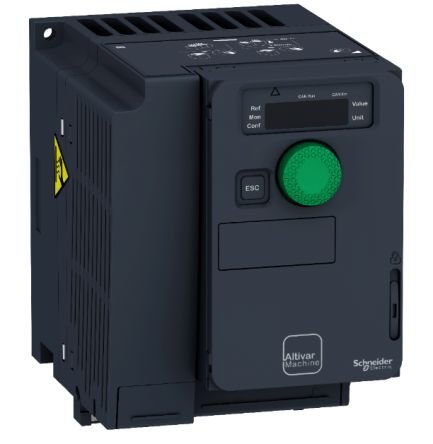 Schneider Electric Variable Speed Drive, 1.1 kW, 3 Phase, Altivar Series 240V 8.2 A
