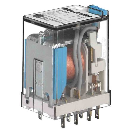 Allen Bradley Non-Latching Relay, 240V ac Coil, 7A Switching Current, 4PDT