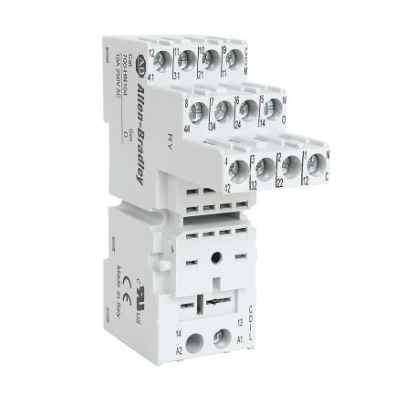 Allen Bradley 700-HN 14 Way 300V DIN Rail Relay Socket, for use with 700-HC Relay