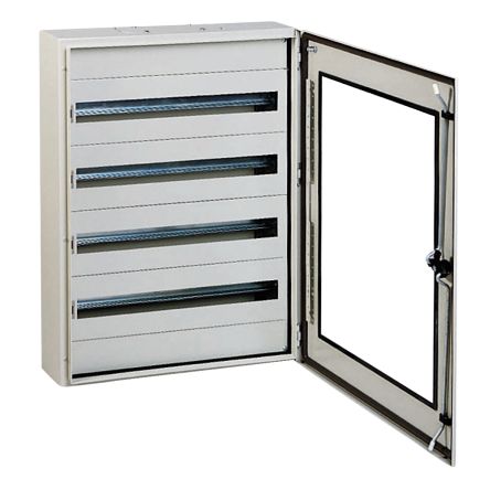 Schneider Electric PanelSeT S3DM/S3DB Series Steel Wall Box, IP66 Transparent Door, 700 mm x 500 mm x 150 mm