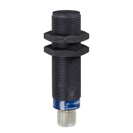 Telemecanique Sensors XS4P18PC410D Threaded Barrel Inductive Proximity Sensor, M18 x 1 PNP OsiSense XS 24V 8 mm 24 V dc