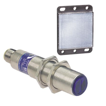 Telemecanique Sensors Polarised Retroreflective Photoelectric Sensor, Cylindrical Sensor