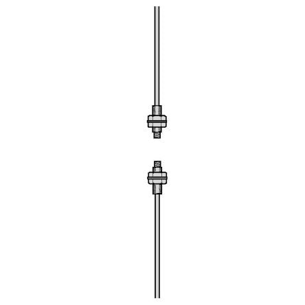 Telemecanique Sensors Through Beam Fibre Optic Cable 2.2 mm for Use with XU Series Photoelectric Sensor