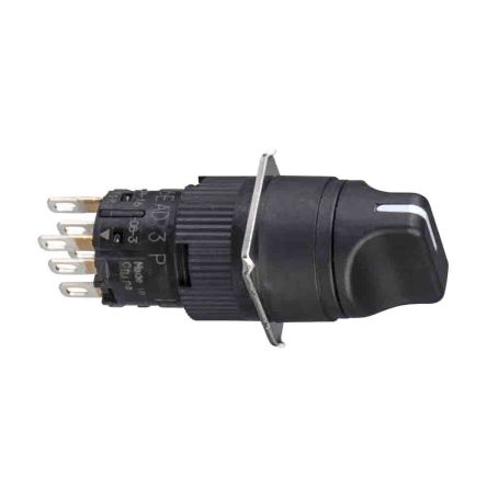 Schneider Electric Selector Switch Selector Switch - (1 NO/1 NC) 18 mm Cutout Diameter 2 Positions
