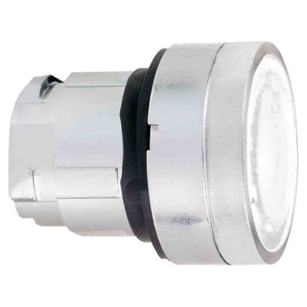 Schneider Electric Harmony Series White Momentary Push Button Head, 22 mm Cutout, IP69K, IP66