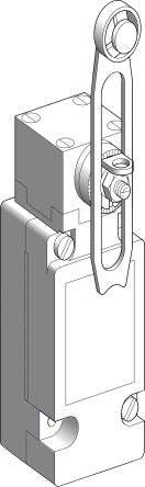 Telemecanique Sensors OsiSense XC Series Roller Lever Limit Switch, 1 CO, IP66, IP67, Zinc Alloy Housing, 240V ac, 3A