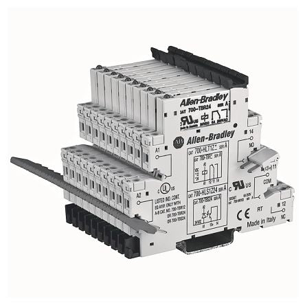 Allen Bradley 700-HLS Series Interface Relay Module, DIN Rail, 240V ac Coil