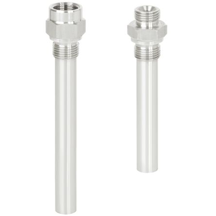WIKA, TW50 Series Threaded Thermowell for Use with Thermometers