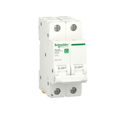 Schneider Electric Resi9 Resi9 Miniature Circuit Breaker, 1-Pole, 10A, Type C, 230V ac AC, 4500 A Breaking Capacity