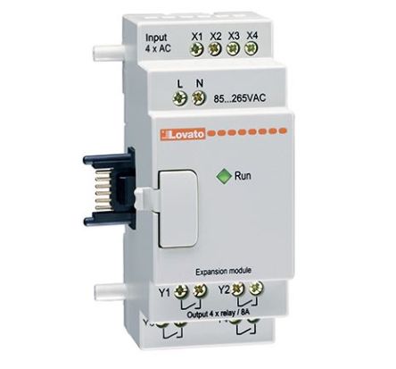 Lovato Micro PLC's Series Expansion Module for Use with PLC