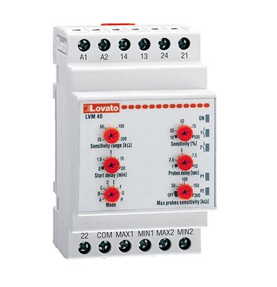 Lovato Monitoring Relay, DIN Rail, 24V ac