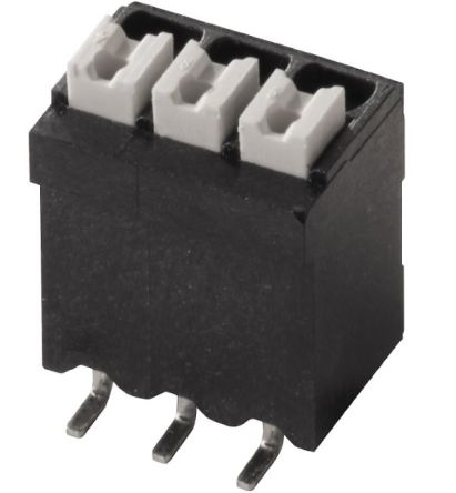 Weidmüller LSF Series PCB Terminal Block, 6-Contact, 3.5 mm Pitch, 1 Row