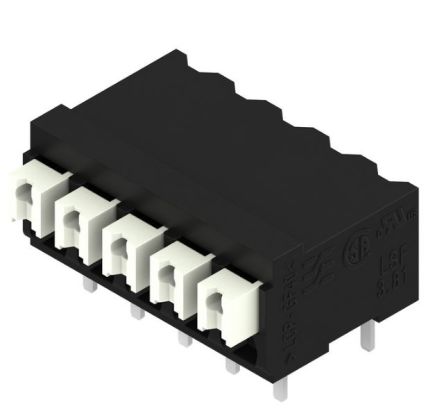 Weidmüller LSF Series PCB Terminal Block, 5-Contact, 3.81 mm Pitch, 1 Row