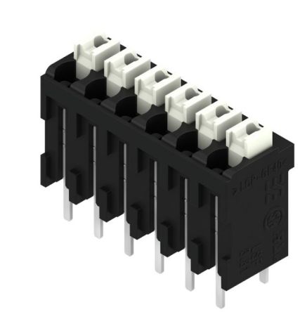 Weidmüller LSF Series PCB Terminal Block, 6-Contact, 3.81 mm Pitch, 1 Row