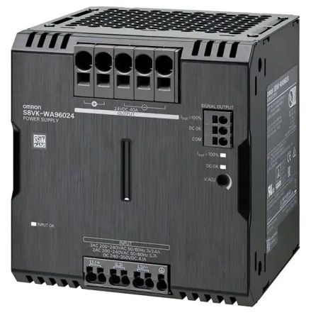Omron S8VK-WA Switched Mode DIN Rail Power Supply 200V ac AC Input 24V dc, 40 A Output DC 960 W