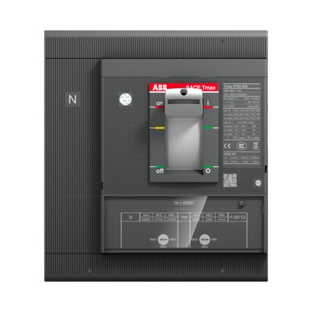 ABB, SACE Tmax XT, XT5S Molded Case Circuit Breaker 4-Pole 400A, Breaking Capacity 25 kA, Fixed