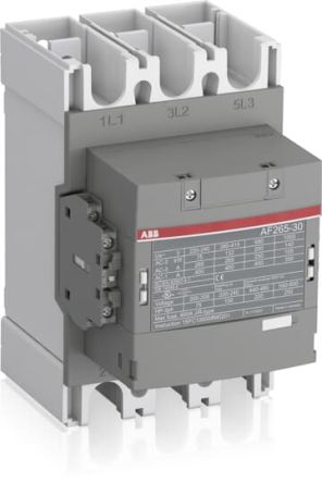 ABB AF Contactor, 500V Coil, 3-Pole, 350 A, 132 kW 500V, 3 NO