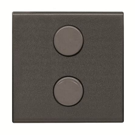 ABB Anthracite 2 Gang Cover Plate Plastic Cover Plate